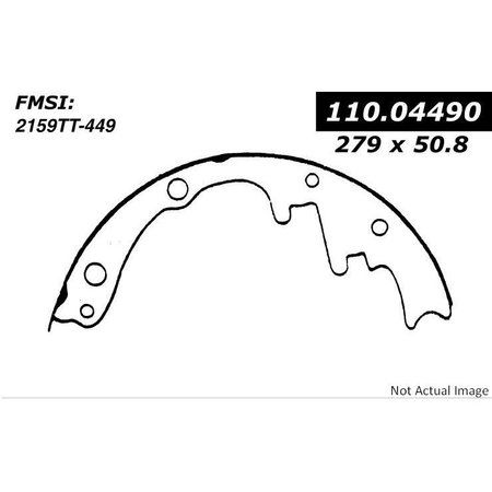 CENTRIC PARTS HEAVY DUTY BRAKE SHOES 112.0449